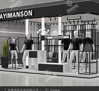 男装展示柜_<em>服装</em>店展示柜定做_柜台陈列展台厂家直销