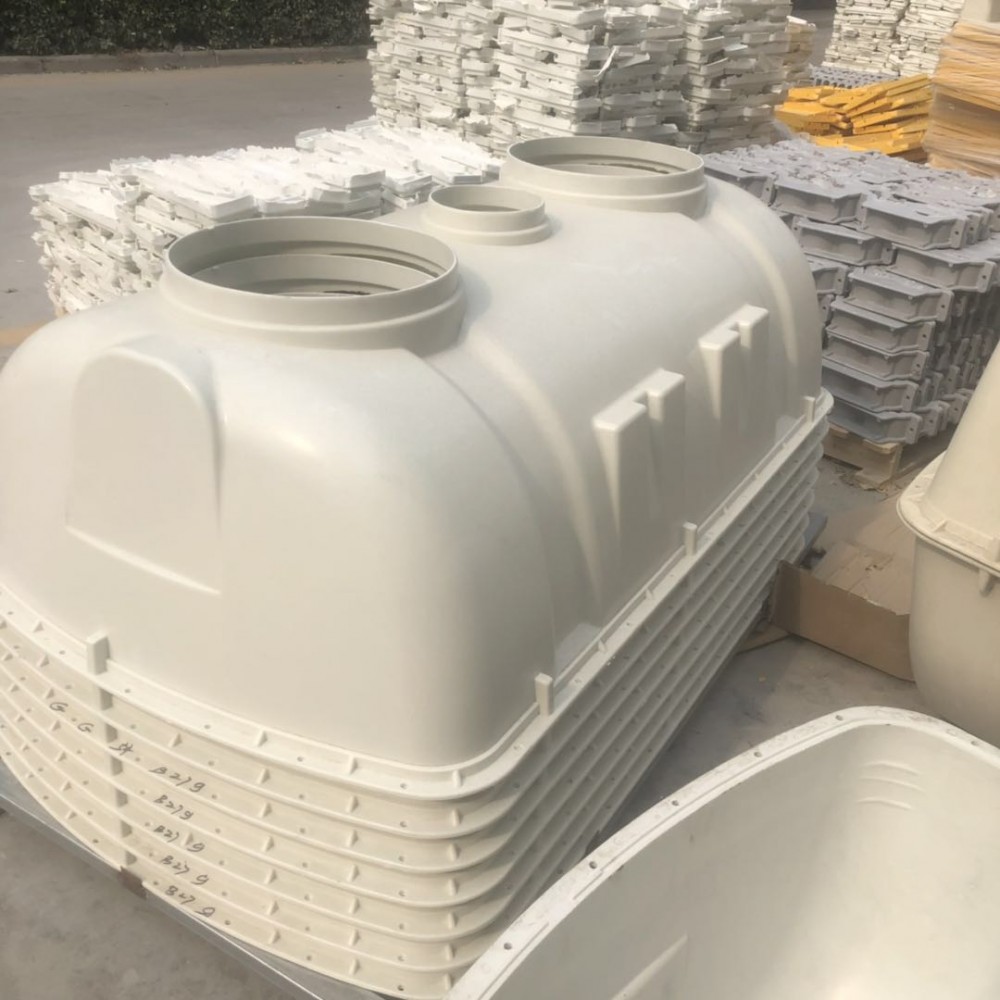 玻璃钢化粪池 环保模压化粪池三格式缠绕化粪池
