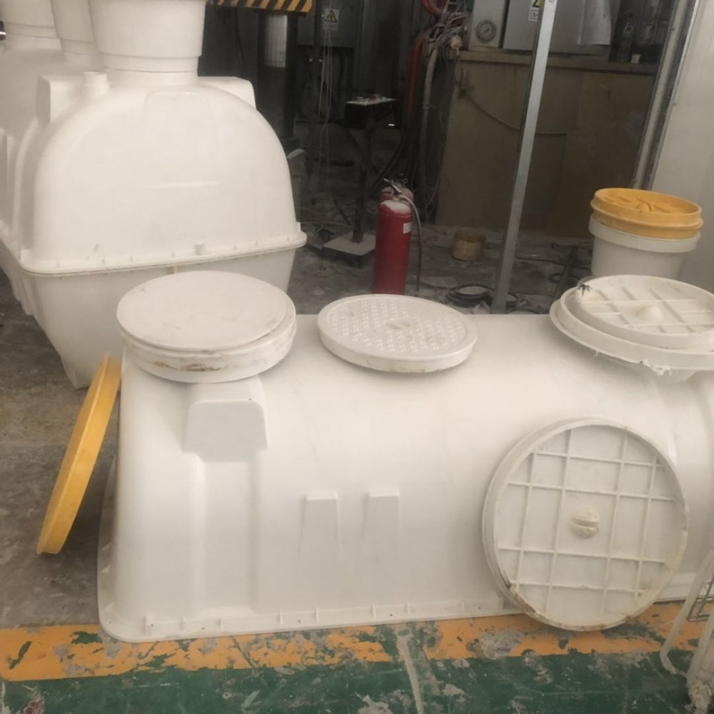 小型机械缠绕三格化粪工程工业玻璃钢化粪池农村家用模压化粪池