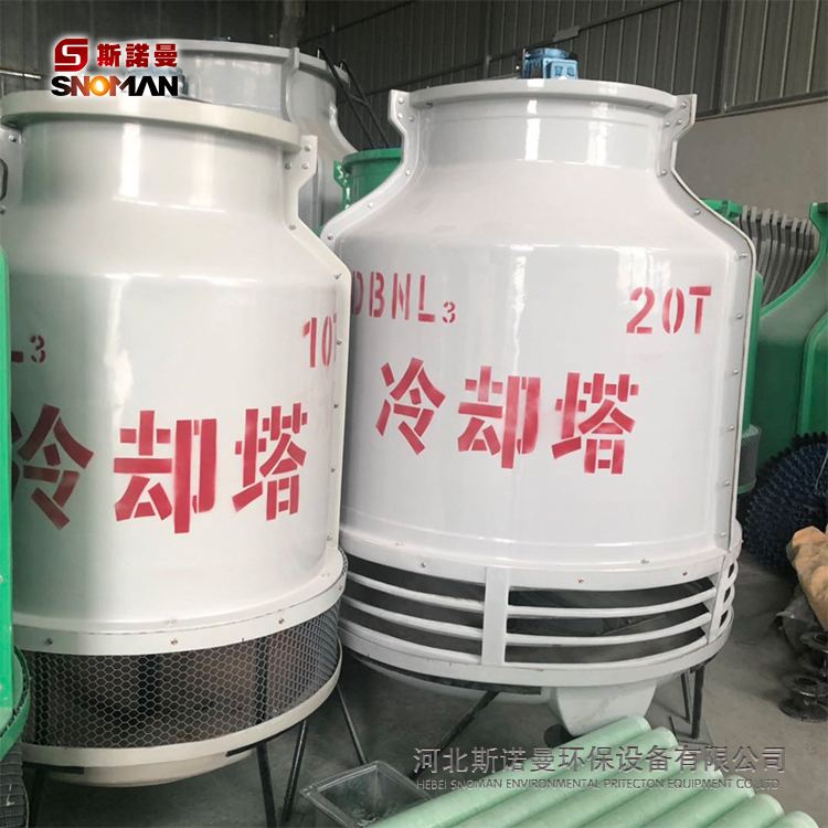现货玻璃钢圆形冷却塔工业型凉水塔逆流式冷水塔玻璃钢节能冷却塔
