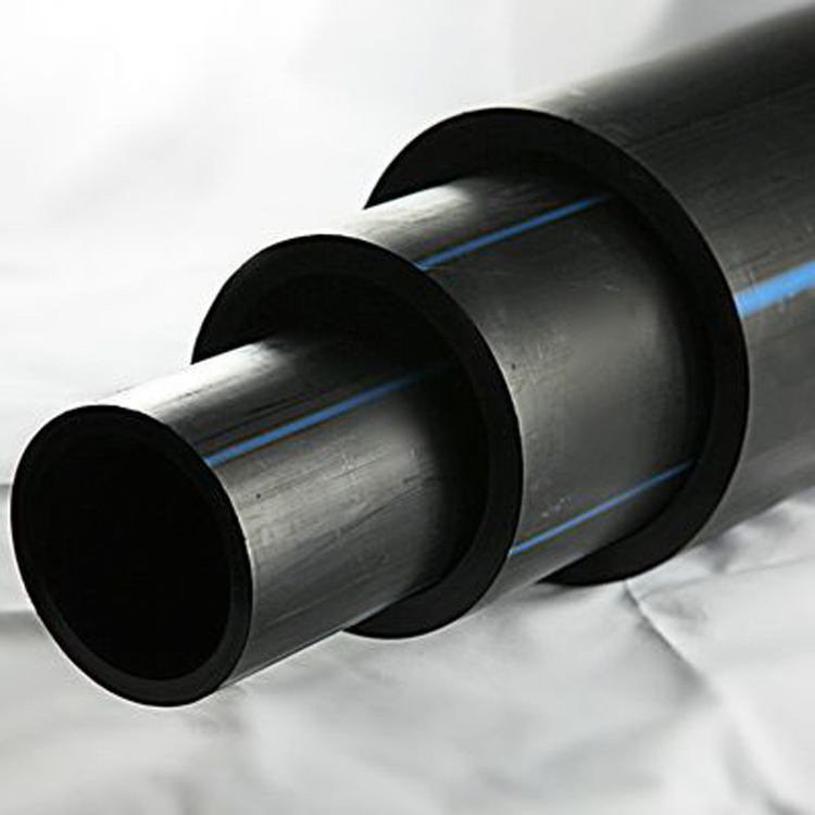 PE给水管厂家直销 110大口径hdpe给水管黑色塑料管道