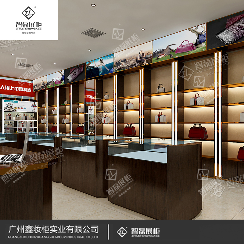 定制_皮具柜_皮具展柜_展柜厂家