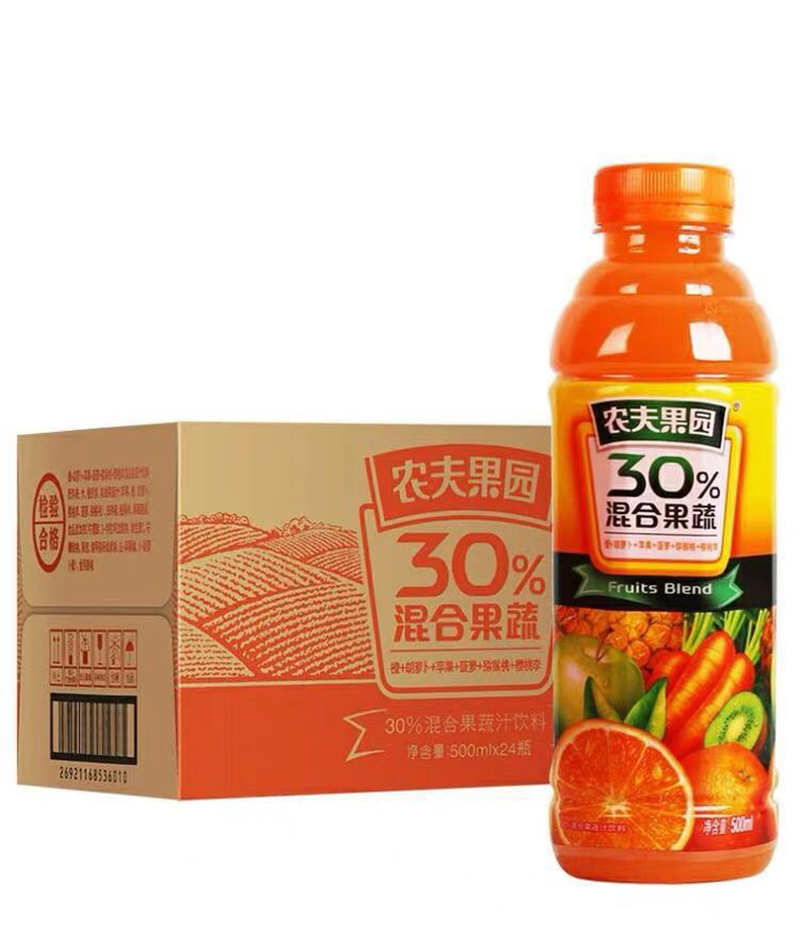 农夫山泉农夫果园批发 团购  多口味可选 500ml*24瓶