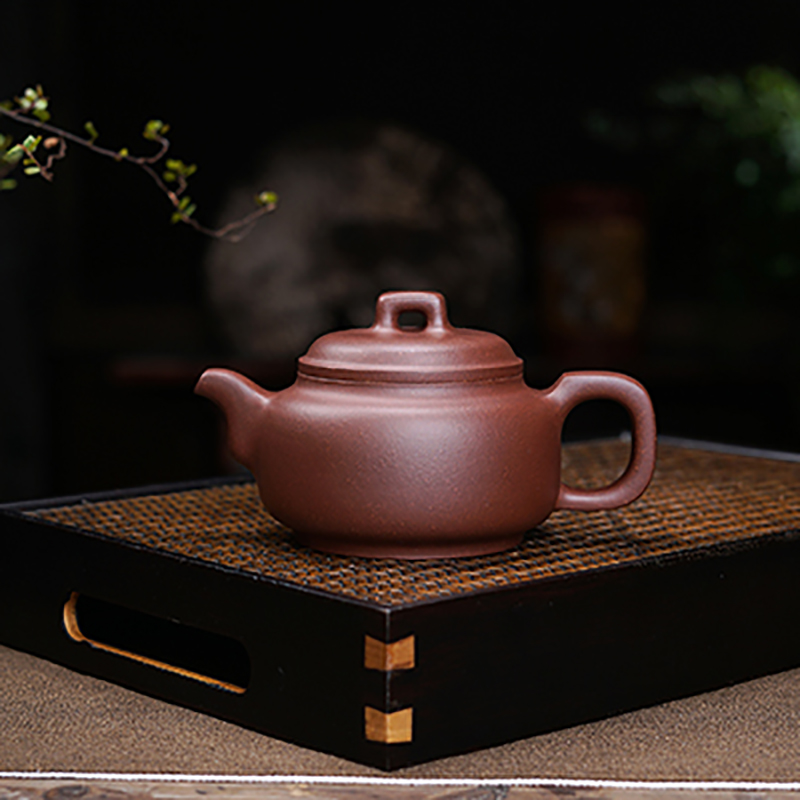 宜兴紫泥手工民间艺人 壁泉壶 定制紫砂壶BA80G2