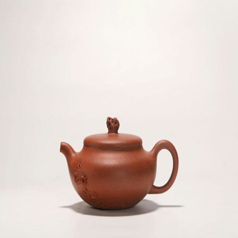 全手工降坡泥紫砂壶_向峰作品 玲珑壶 AB9018 大师壶