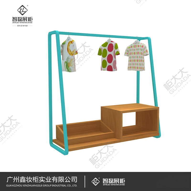 定制_婴童柜_婴童展柜_中岛挂架_展柜厂家