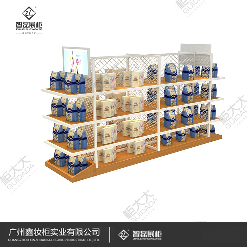 定制_婴童柜_婴童展柜_双面中岛_展柜厂家