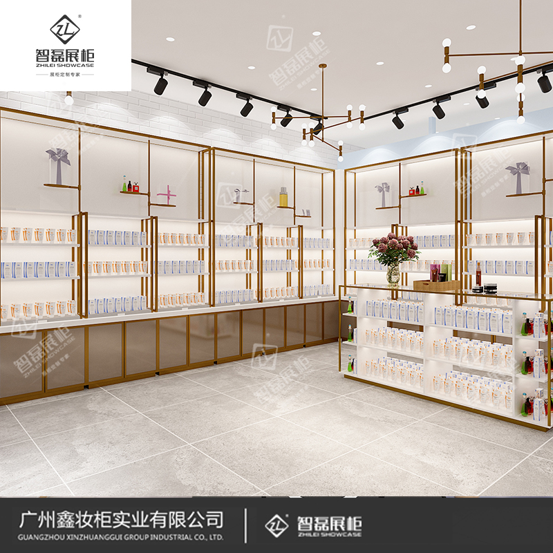 高端定制_化妆品展柜_优质展柜厂家
