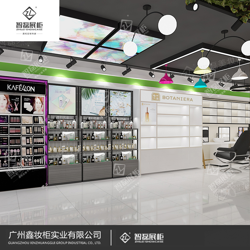 美妆展柜专业定制_化妆品展柜_优质厂家