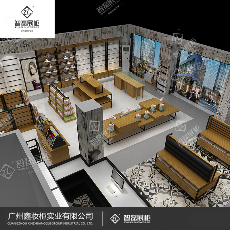 专业定制_美妆展柜_优质展柜