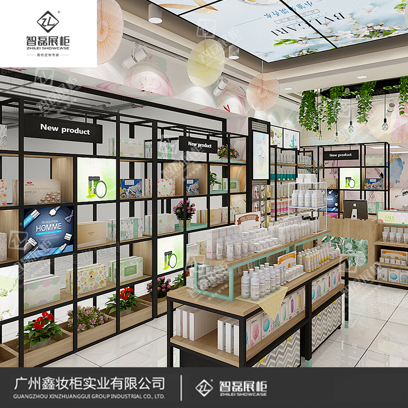 高端定制_化妆品展柜_优质厂家直销