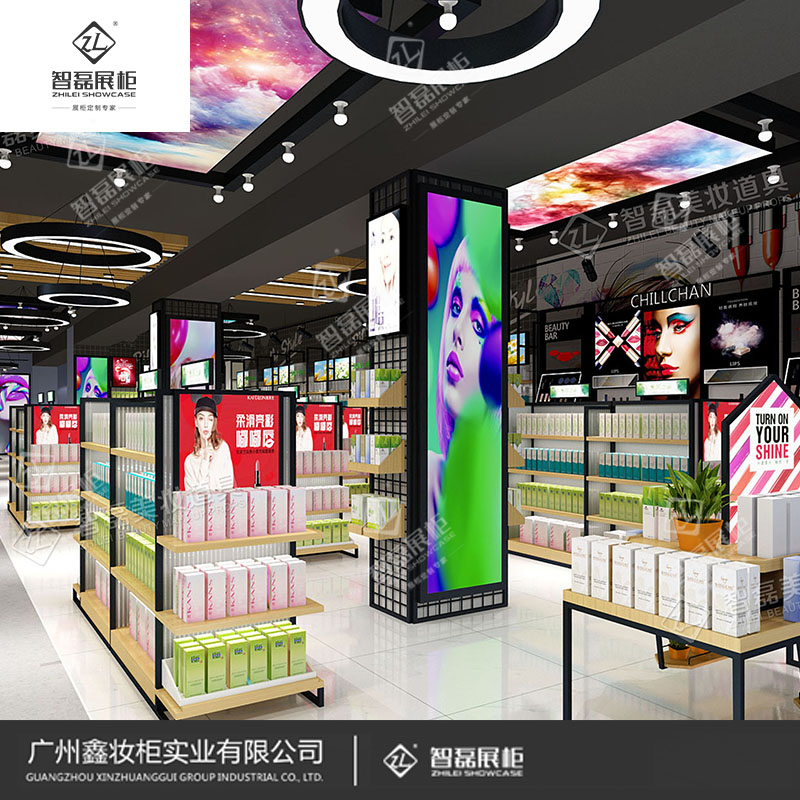 高端定制_化妆品展柜_美妆展柜_优质展柜