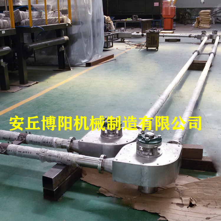 石墨粉管链输送机 粉料管链式输送机 石灰粉管链提升设备