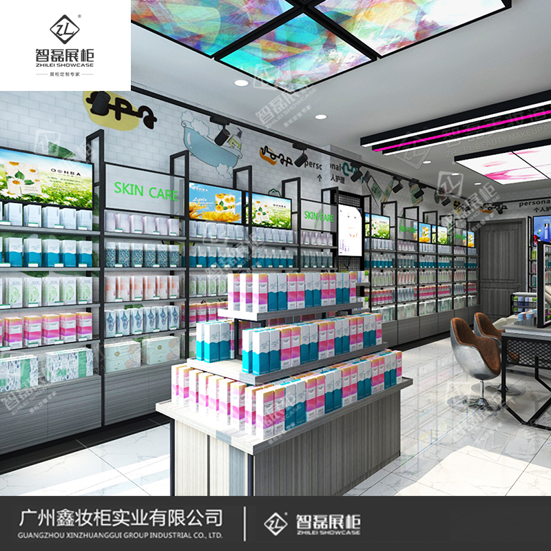 美妆店道具_美妆展柜_护肤品柜_厂家直销