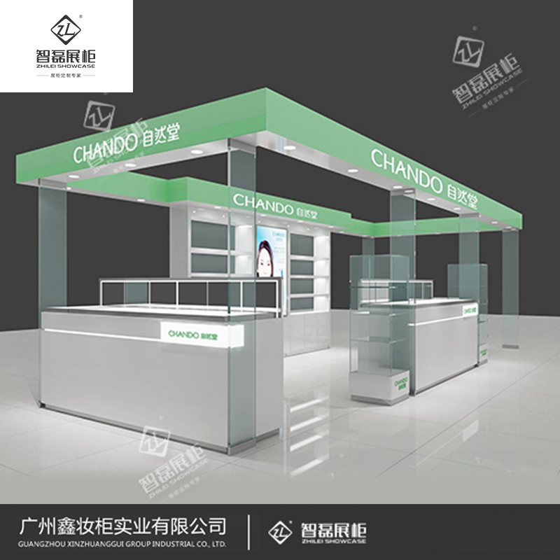 定制展柜_商场中岛展示柜_优质展柜