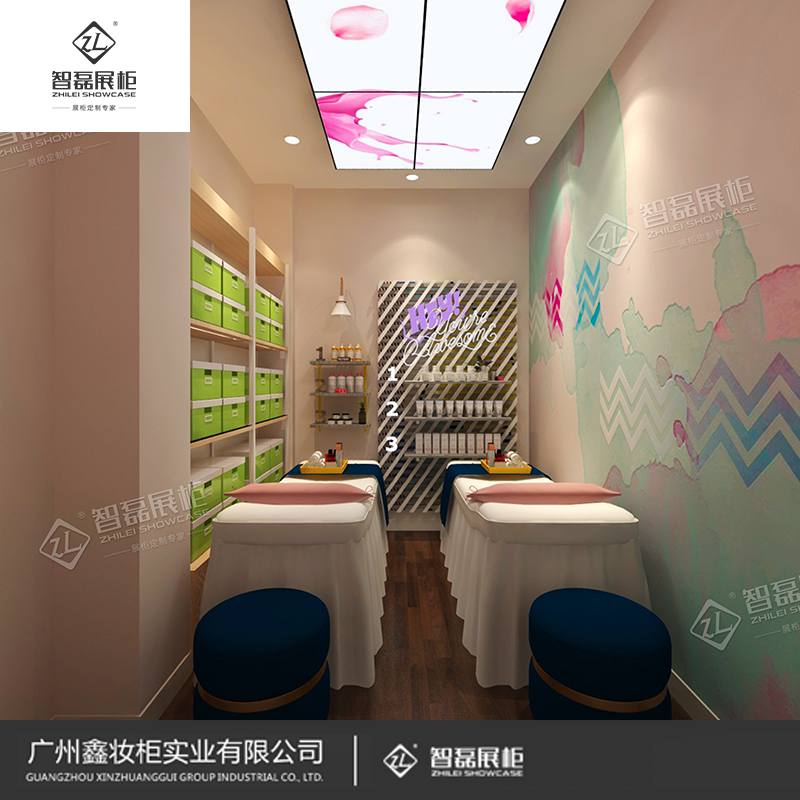 安徽专业定制美妆展柜_化妆品道具_优质展柜厂家