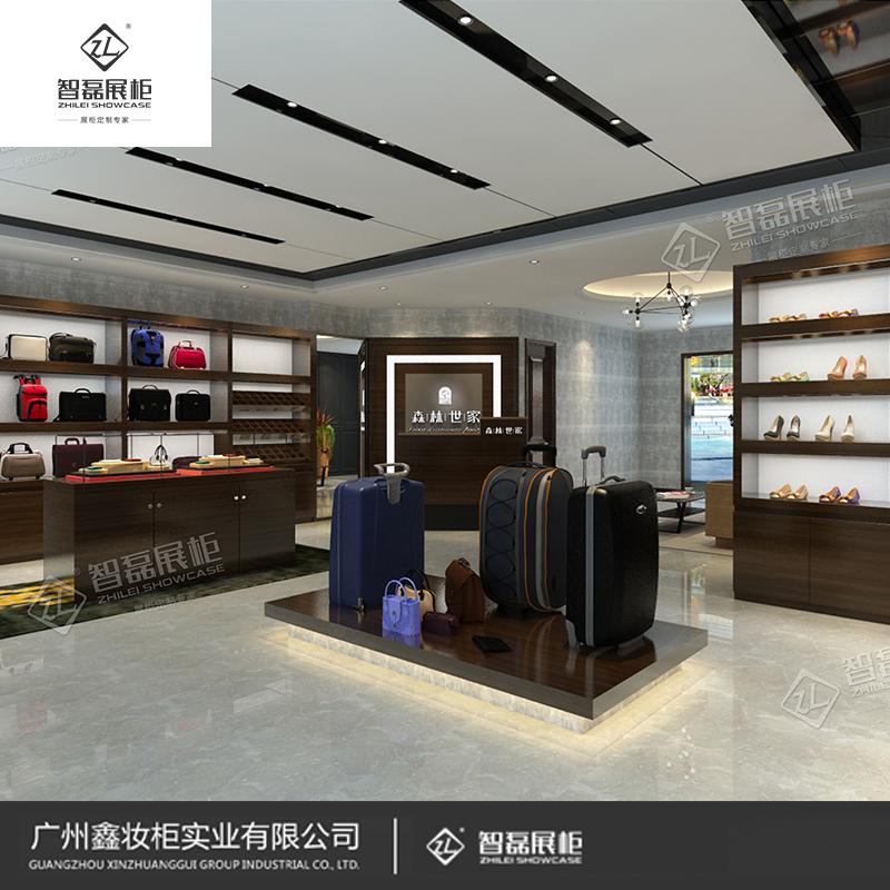 高端定制_皮具展柜_百货展柜_安徽专业展柜优质厂家
