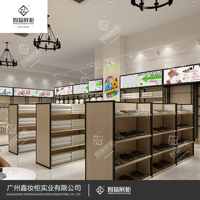 专业制作展示柜工厂_婴童展示柜_母婴展柜_精品展柜