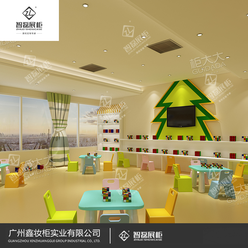 高端商业柜台定制_精品展柜制作_母婴展柜_婴童展柜