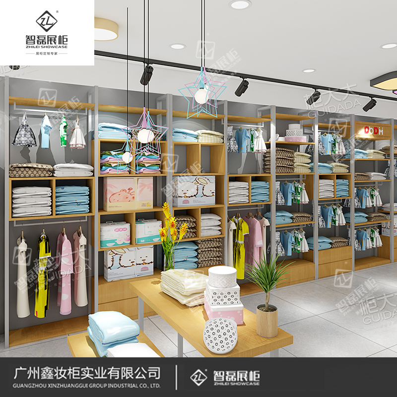 专业制作展示柜工厂_精品展柜定制_婴童展柜_母婴展柜