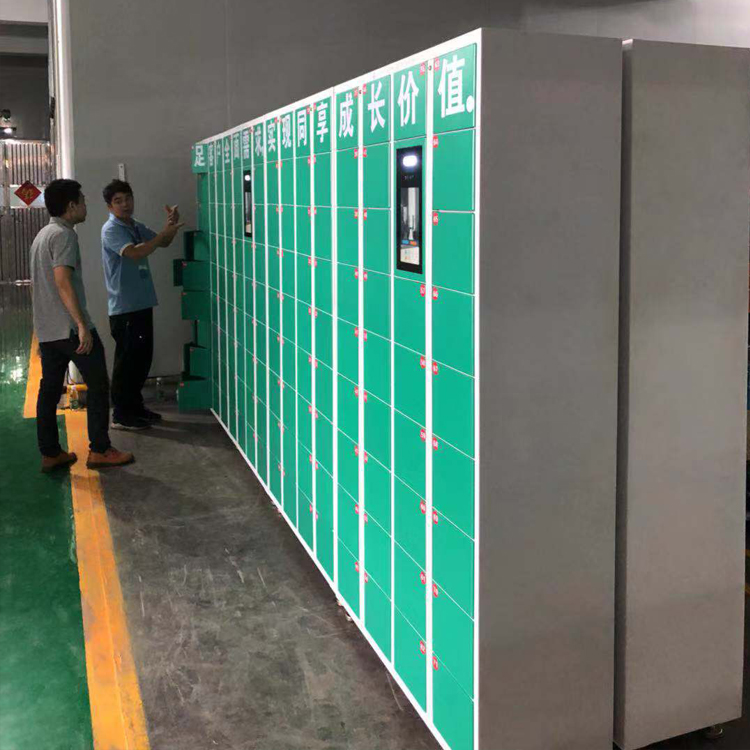 工厂储物柜 直销智能储物柜 人脸识别储物柜 工厂人脸识别柜