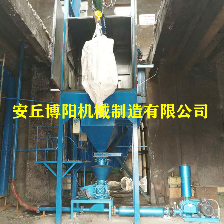甘肃钙粉吨袋拆包站 大袋破袋设备吨袋破袋机无尘环保