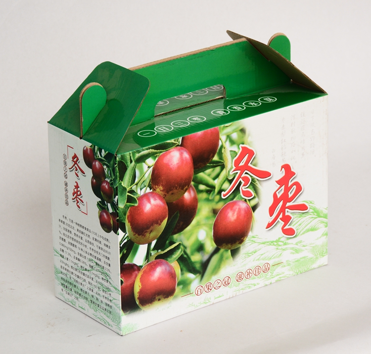 冬枣礼品盒 冬枣包装箱 彩色冬枣纸箱 飞歌订制