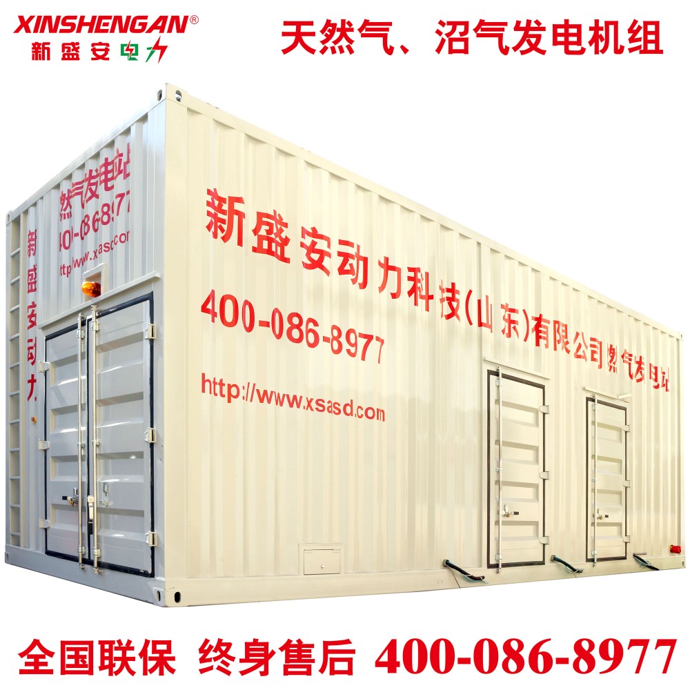 发电机组1000kW集装箱电站燃气发电机组沼气发电机组潍柴
