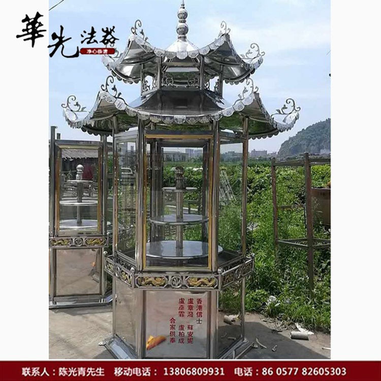 不锈钢蜡烛亭 灯山寺庙蜡烛亭 宗祠户外蜡烛亭批发供应