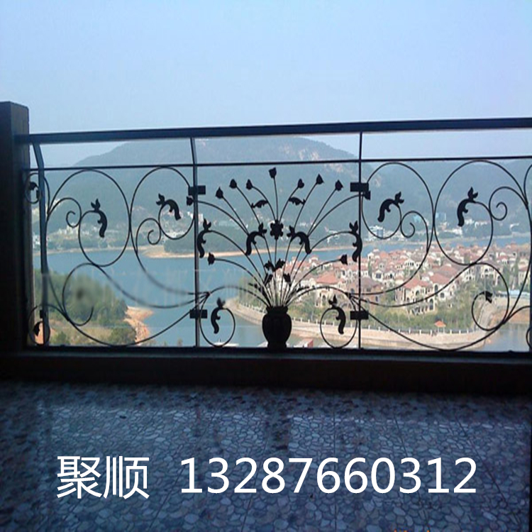 厂家直销铁艺小区别墅阳台护栏