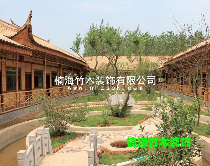 竹房子 竹木房子  楠海竹木建筑承接竹房子  竹楼设计建造