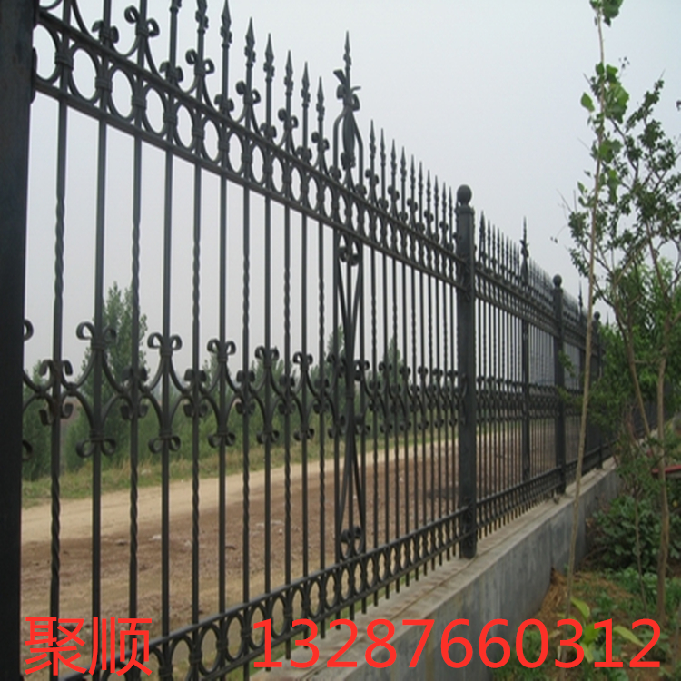 铁艺护栏_铸铁围墙_铁艺花墙__别墅铁艺护栏_聚顺
