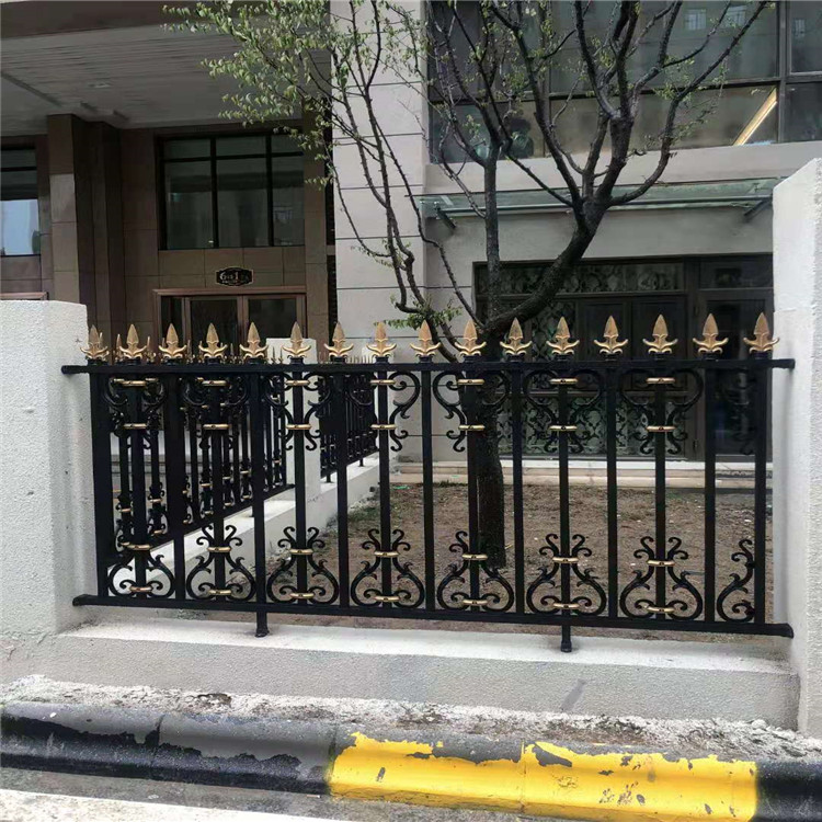 庭院铝艺阳台隔离护栏_可定制别墅院墙铝合金护栏_欧式花园护栏