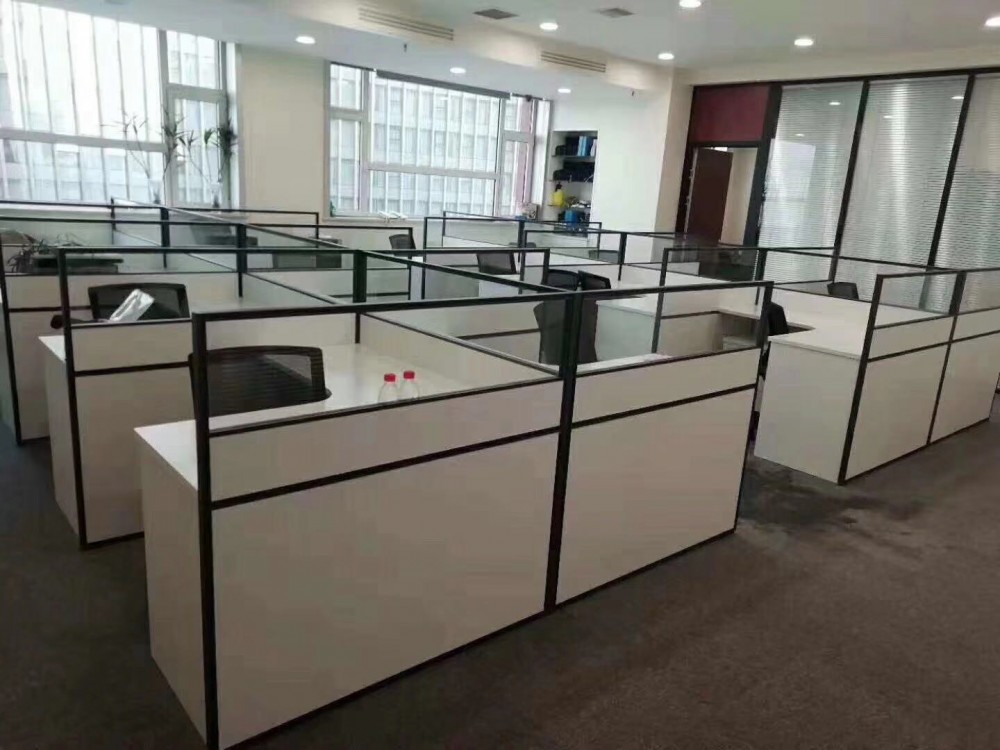 西安公家具定制办公桌职员桌宜梦特卡位厂家定制直销办