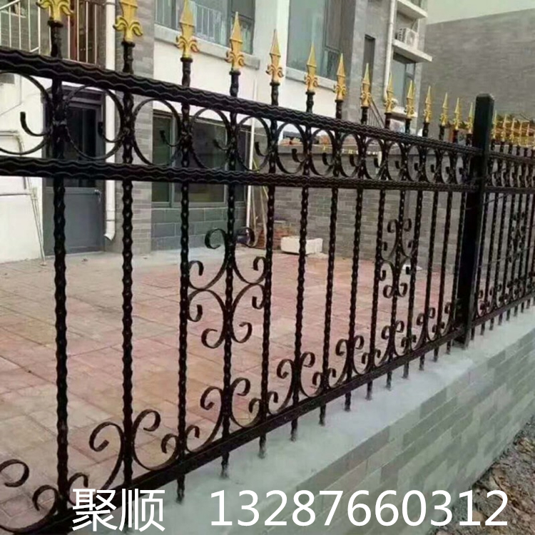 学校公园庭院阳台铁艺护栏_聚顺