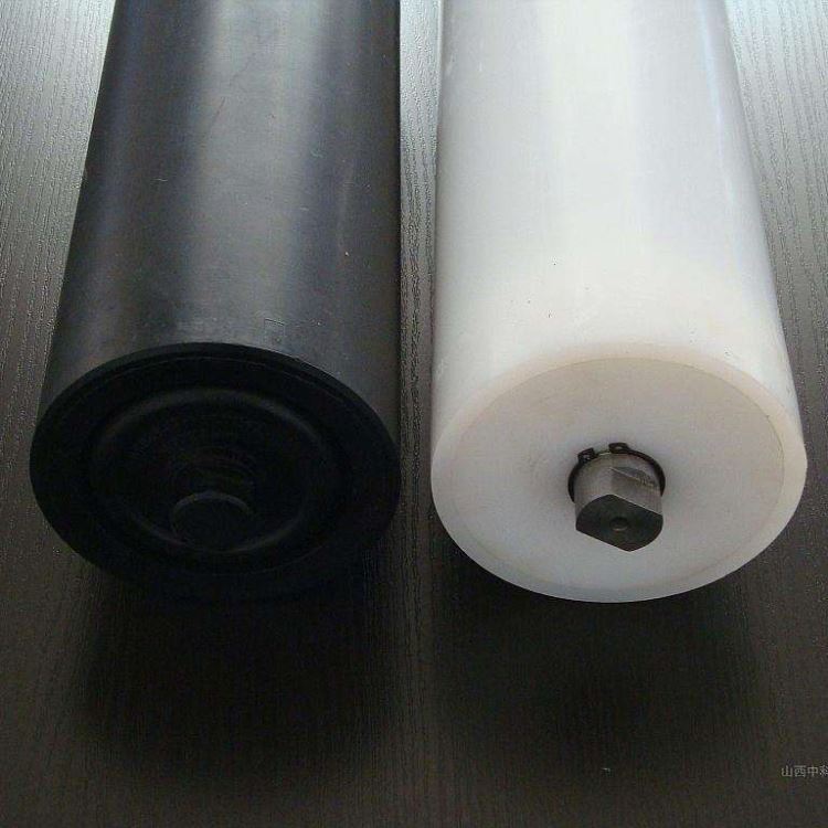 厂家直销 皮带机橡胶托辊 尼龙托辊 高分子聚乙烯托辊  欢迎订购