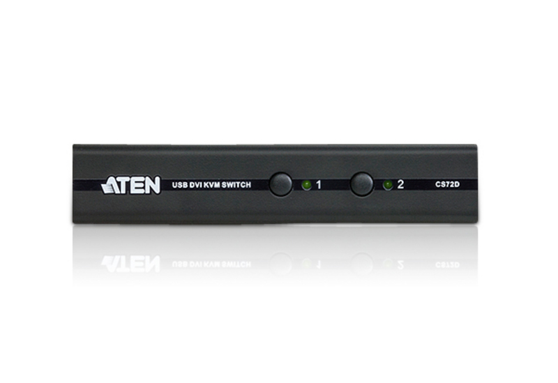 ATEN宏正2端口USB DVI/音频KVM切换器   CS72D