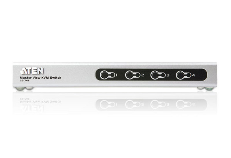 ATEN宏正 4端口PS/2 VGA KVM切换器   CS74E