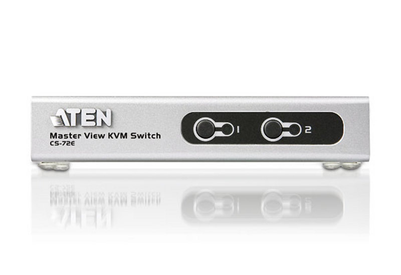 ATEN宏正2端口PS/2 VGA KVM多电脑切换器   CS72E