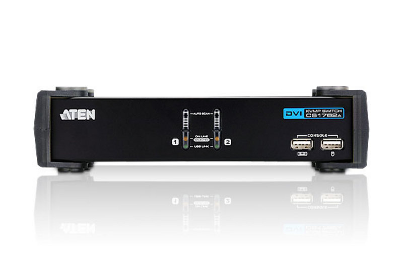ATEN 宏正 2端口USB DVI KVMP™多电脑切换器   CS1762A