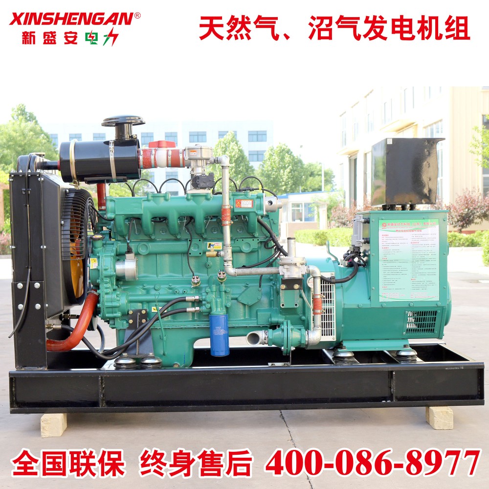 60kW沼气发电机组燃气发电机组天然气发电机组新盛安发电机组