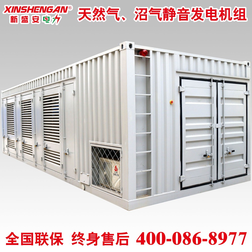 750kW沼气发电机组燃气发电机组天然气发电机组集装箱燃气电站方舱电站