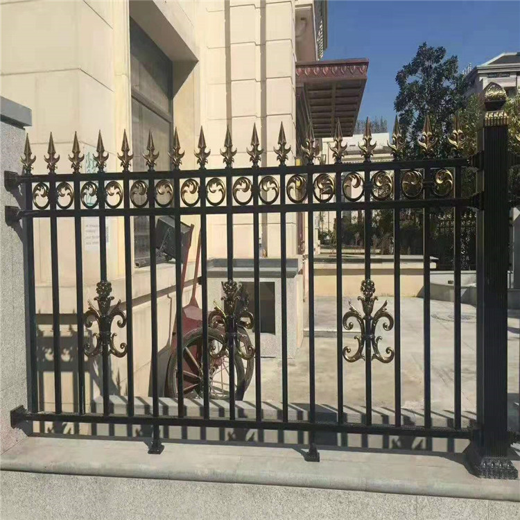 铝合金护栏围栏-高档别墅围栏-小区栏杆-学校安全护栏