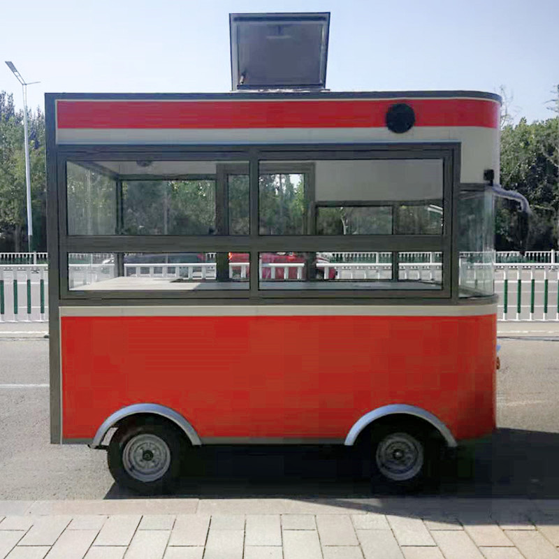 顺发店车供应移动餐车 电动美食车 迷你型电动餐车厂家定制