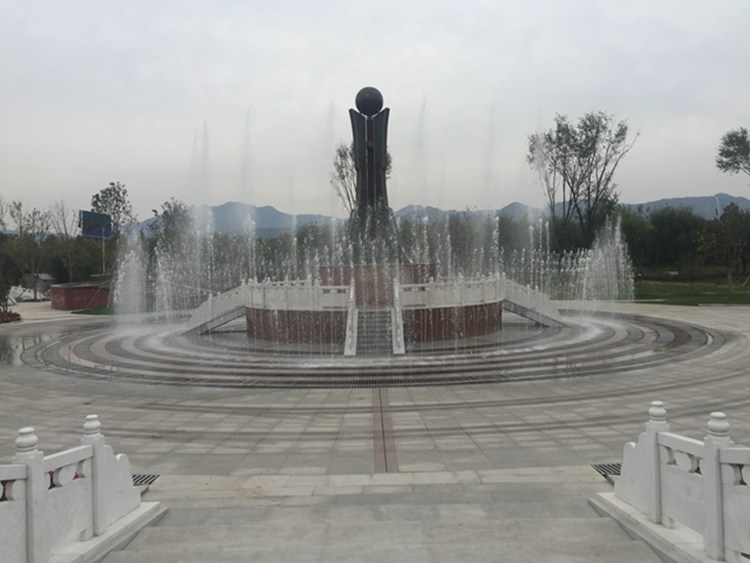 唐宋古建 音乐喷泉 喷泉水景厂家生产设计