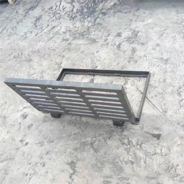球墨铸铁雨水篦子_银泽辰建材铸铁套篦_铸铁盖板_定制