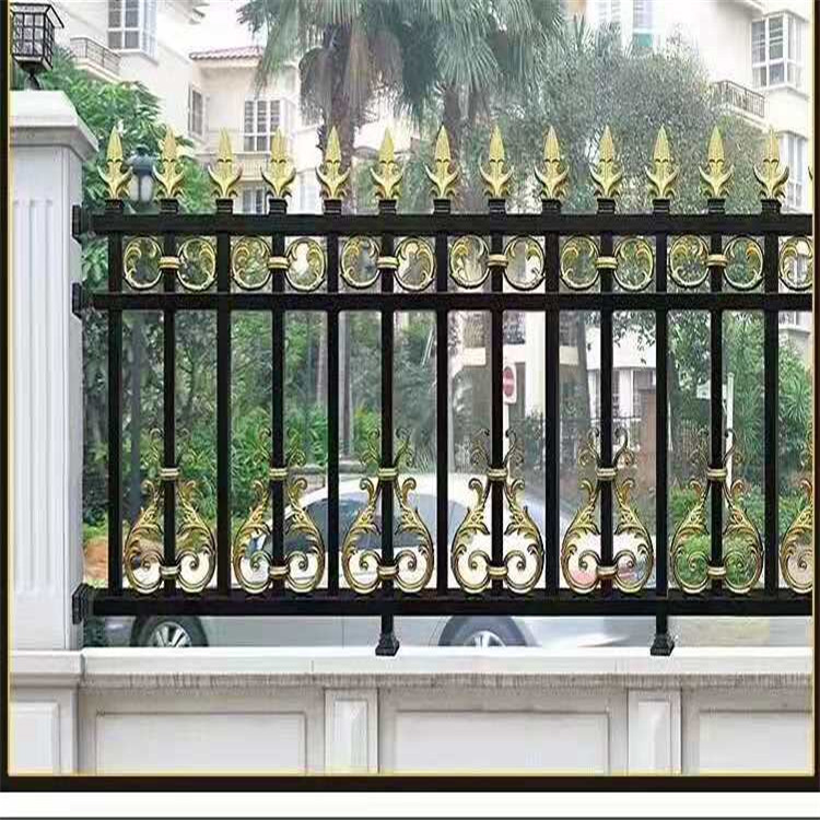 铝艺护栏_别墅阳台铝合金围栏_庭院防盗护栏_铝艺栅栏