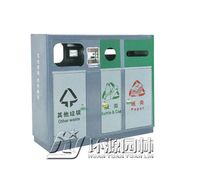 公园三分类垃圾桶供应小区不锈钢垃圾桶