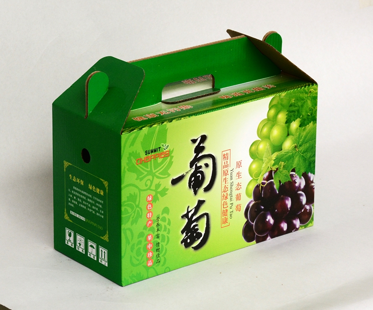 水果礼品盒子 葡萄礼品包装盒厂家直销 空的葡萄包装盒 可加印logo