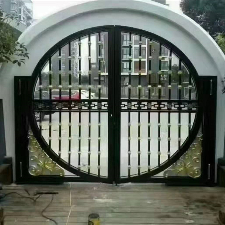 别墅铝艺大门采购-简单铝艺大门-铝艺大门价格低